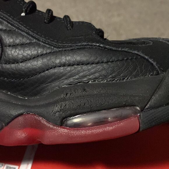 Nike Shoes Mens Size 6 Air Total Max Uptempo Sneakers Black Varsity Red Bred main image 3